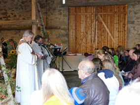 Ökumenischer Familiengottesdienst zum Erntedankfest (© Karl-Franz Thiede)
